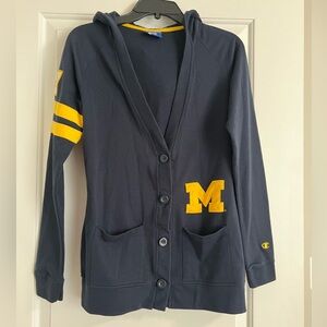 Men’s university of Michigan cardigan vintage
